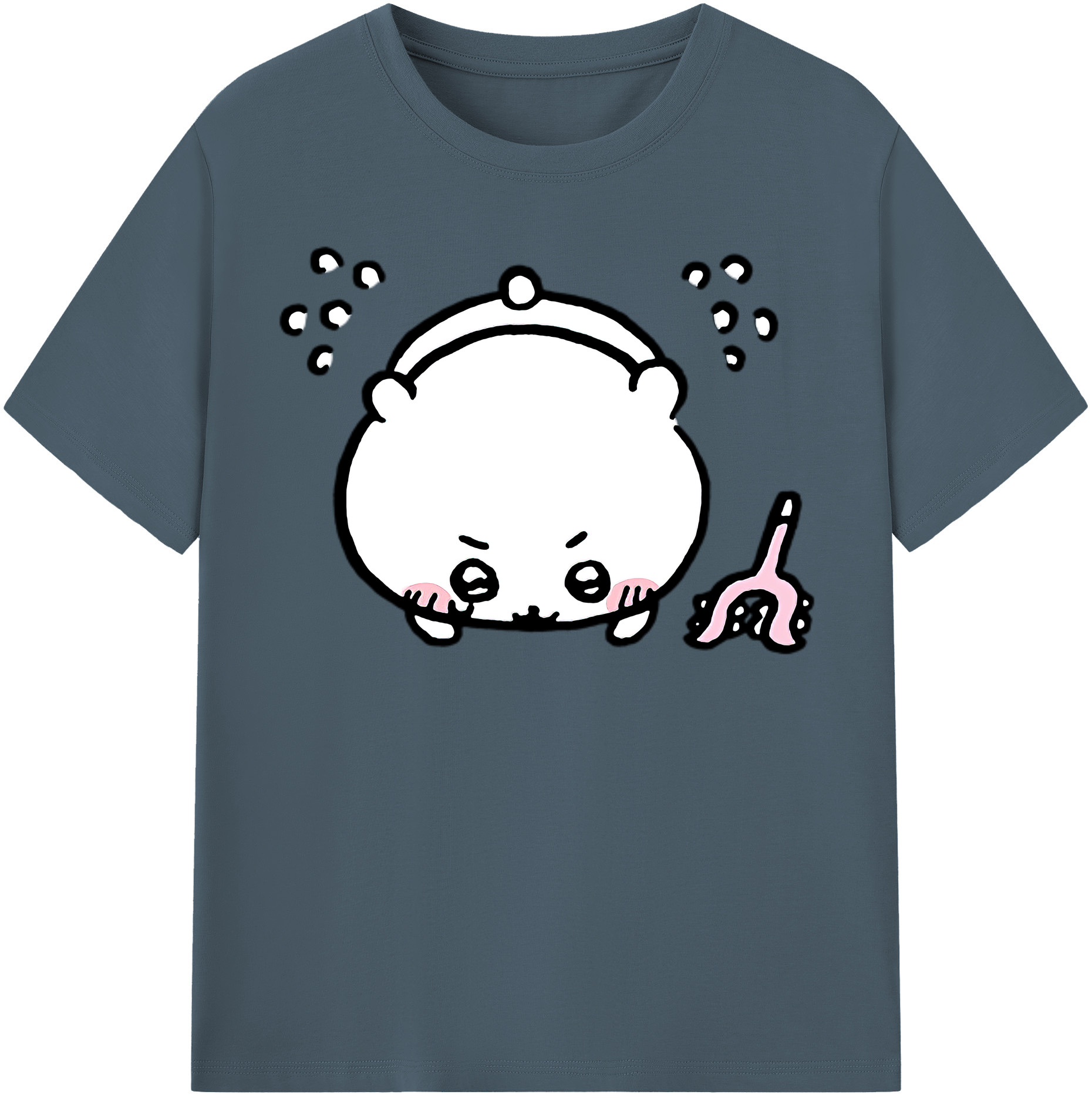 （画像用） ちいかわ ちいかわ Chii-kawa chiikawa 綿100％半袖Tシャツ（フロントプリント）